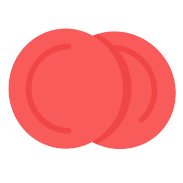Red Blood Cell Flat Icon