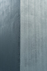 corner of gray rough wall. abstract cement wallpaper. building and design modern style. perspective.