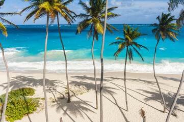 Obraz na płótnie Canvas Bottom Bay tropical beach in Barbados