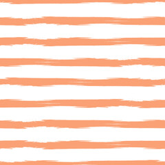 Seamless pattern with orange stripes