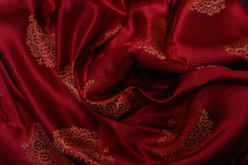 Mongolian silk fabric full frame 