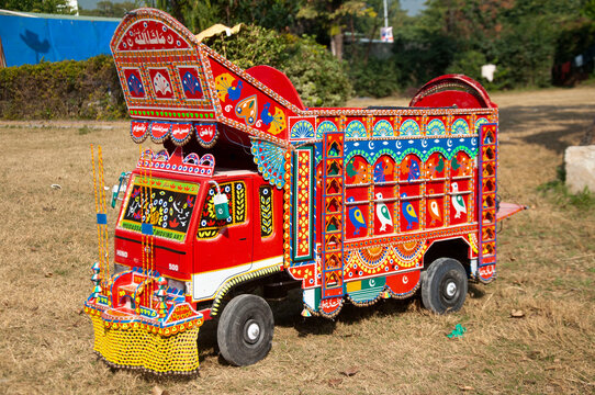 Beautifully decorated truck decoration
