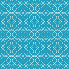 Blue geometric seamless pattern. Modern abstract pattern.