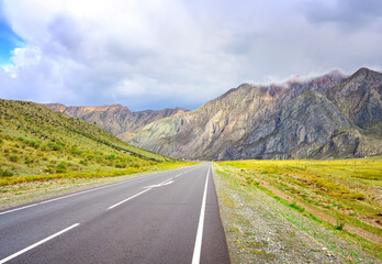 Chuisky tract in the Altai mountains