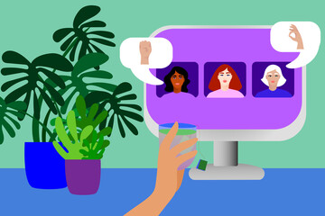 Sign Language online meeting