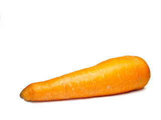carrots on a white background.  Root vegetable isolate.Harvest from the garden