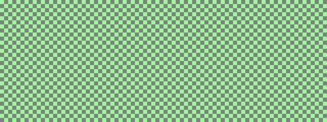 Checkerboard banner. Grey and Pale Green colors of checkerboard. Small squares, small cells. Chessboard, checkerboard texture. Squares pattern. Background.