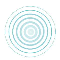 circles from drops of water  vector illustration