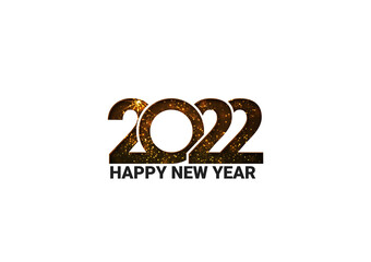 Business Happy New Year 2022 greeting card. 2022 year of the tiger. Vector illustration for greeting card, banner for website, social media banner, marketing material.