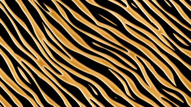 Year of the tiger 2020. Shimmering golden tiger texture. Chinese calendar	