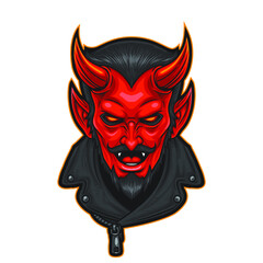 Devil head character