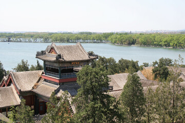 at the summer palace in beijing (china) 
