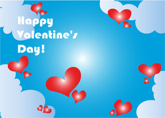 Background for Valentine's Day cards