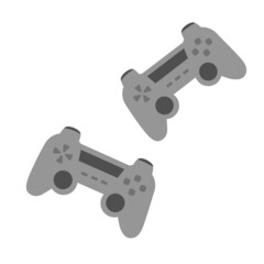 joysticks isolated on white background