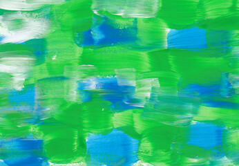 Abstract hand drawn colorful acrylic background	
