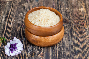 uncooked steamed rice for better taste and quality