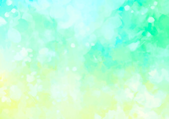 幻想的な水彩の水色テクスチャ背景
