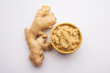 Ginger paste or mashed adrak