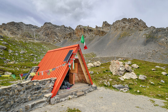 Secluded bivouac in Maira Valley