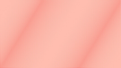 red background with dots