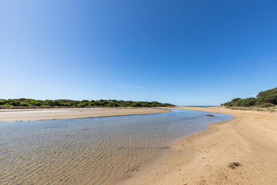 Thompson Creek and Point Impossible Beach in summer