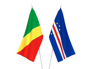 Republic of Cabo Verde and Republic of the Congo flags