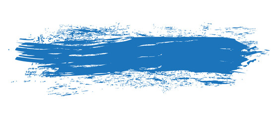 Blue brush stroke set isolated on white background. Trendy brush stroke vector for blue ink paint, grunge backdrop, dirt banner, watercolor design and dirty texture. Brush stroke vector