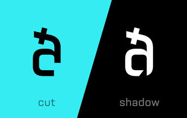 Set of letter Eth Ð minimal logo icon design template elements