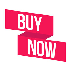 Buy now pink badge for online-shopping and social posts