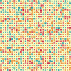 Abstract Geometric Pattern generative computational art illustration