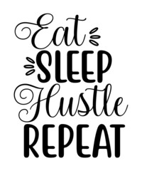 Naklejka premium Hustle svg tshirt design,