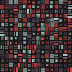 Abstract Geometric Pattern generative computational art illustration