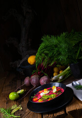 Botwinka Polish spring beetroot soup