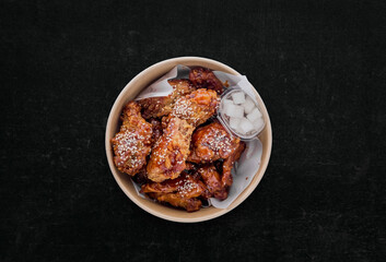 Korean fried chicken - 473313837