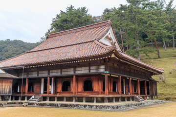 秋の旧閑谷学校　講堂　岡山県備前市　Former Shizutani School in Autumn....