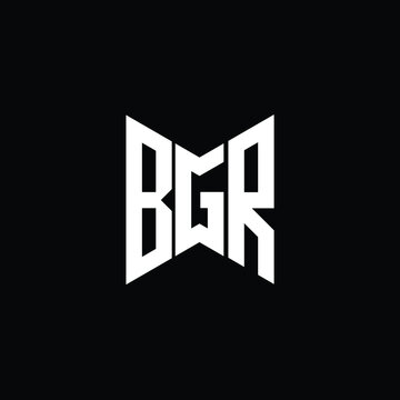 BGR letter logo creative design. BGR unique design