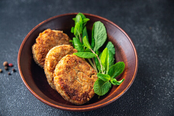 vegetable cutlets bean meatballs legumes healthy meal diet snack on the table copy space food background rustic. top view keto or paleo diet veggie vegan or vegetarian food no meat