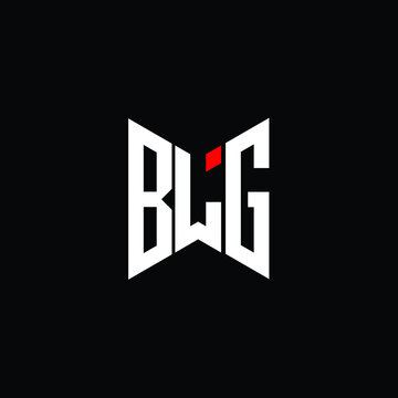 BLG letter logo creative design. BLG unique design