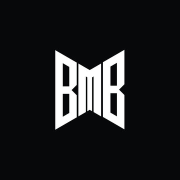 BMB letter logo creative design. BMB unique design