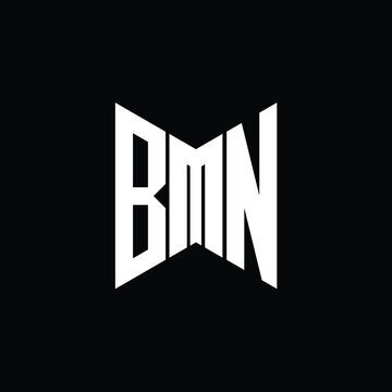 BMN letter logo creative design. BMN unique design