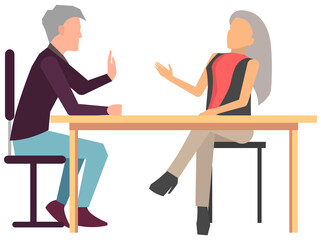 Businesspeople have project strategy planning meeting. Teamwork with business plan, creating new creative project. Meeting to discuss starting business. Colleagues discussing work in entrepreneurship