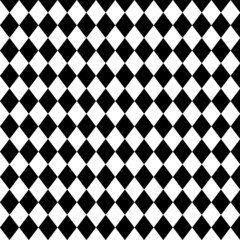 Checker chess square abstract diagonal black and white background vector