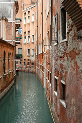 Obraz na płótnie Canvas Small canal in Venice, Italy