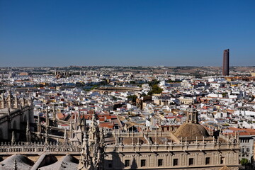 Vue aérienne de Séville. Espagne.