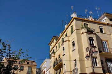 Fototapeta na wymiar Façades de Séville. Espagne.