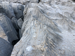 changes, sharpness, formations, crevices, corrugated and sharp structures in stones