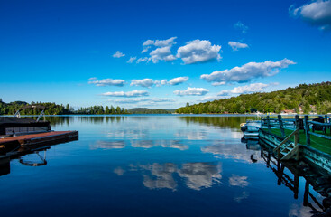 Big Moose Lake in the Adirondacks New York