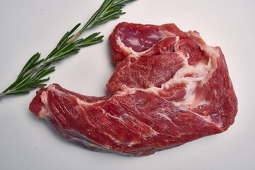 meat steak beef rosemary food yes light background