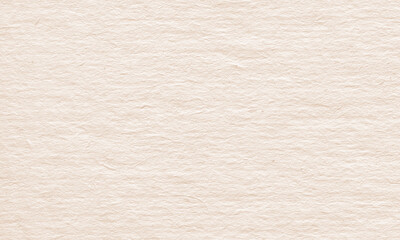Texture of old organic light cream paper, background for design with copy space text or image. Recyclable material, has small inclusions of cellulose