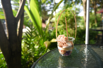 woman relaxing in a hammock
